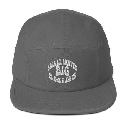 Small waves big smiles - Five Panel Cap