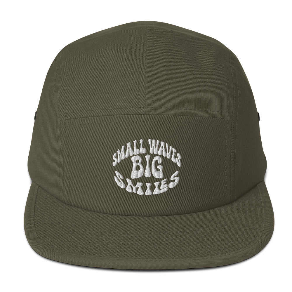 Small waves big smiles - Five Panel Cap